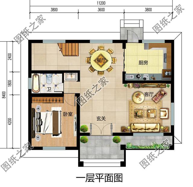 12米乘9米寬二層小別墅，獨(dú)具一格，真是太接地氣了