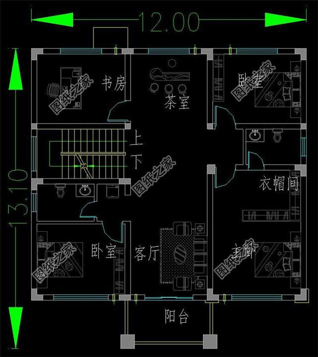 中式仿古農(nóng)村房屋設(shè)計圖，沉穩(wěn)大氣有意境，讓你在村里無法低調(diào)