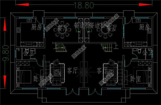 現(xiàn)代簡(jiǎn)約二層雙拼別墅，時(shí)尚美觀，兄弟攜手奔小康