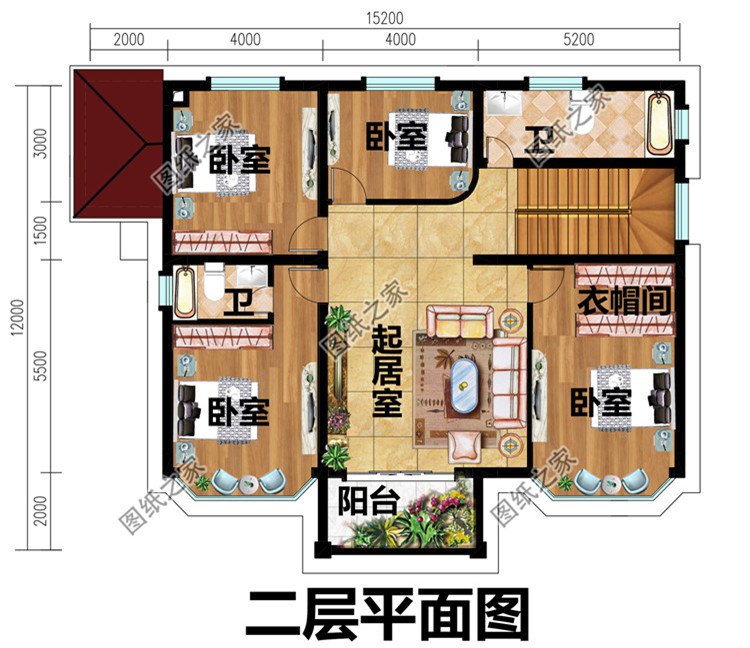 二層農(nóng)村房子圖片及全套施工圖