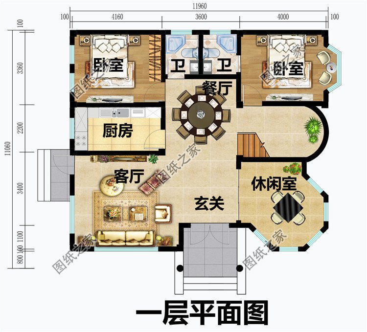 2020年最新三層房屋設(shè)計圖紙