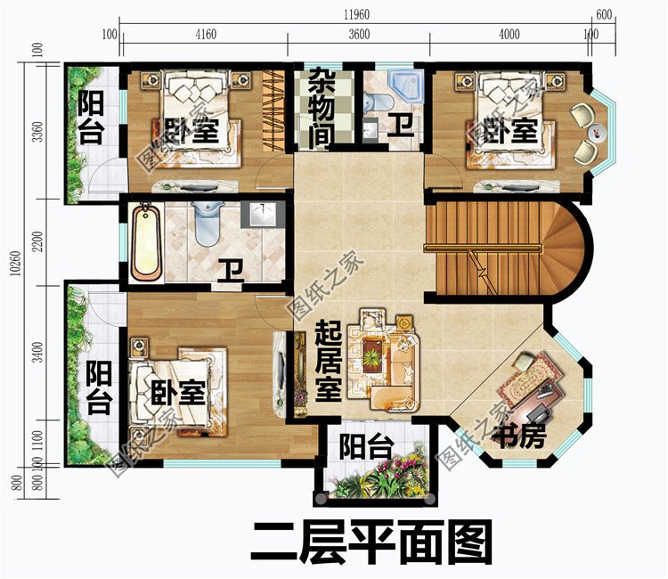 2020年最新三層房屋設(shè)計圖紙