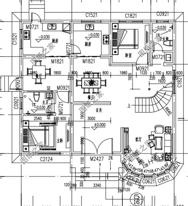 農(nóng)村最好看兩層樓圖，精美實(shí)用，南北方都能建