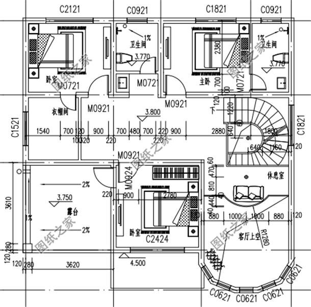 農(nóng)村最好看兩層樓圖，精美實(shí)用，南北方都能建