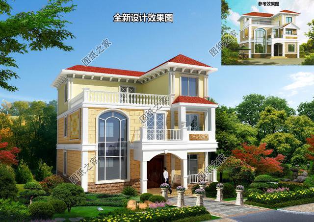 精選3套120平米三層農(nóng)村自建房，有面又有范，住進去舒適又安心