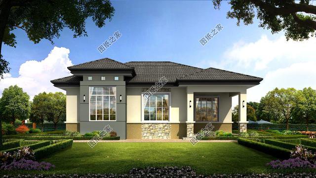 一百一十平方米的自建房設計圖，戶型特別接地氣，你猜蓋好多少