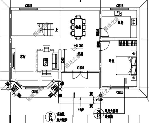 農(nóng)村90平米兩層小別墅戶型圖，簡單溫馨，最適合咱農(nóng)村建