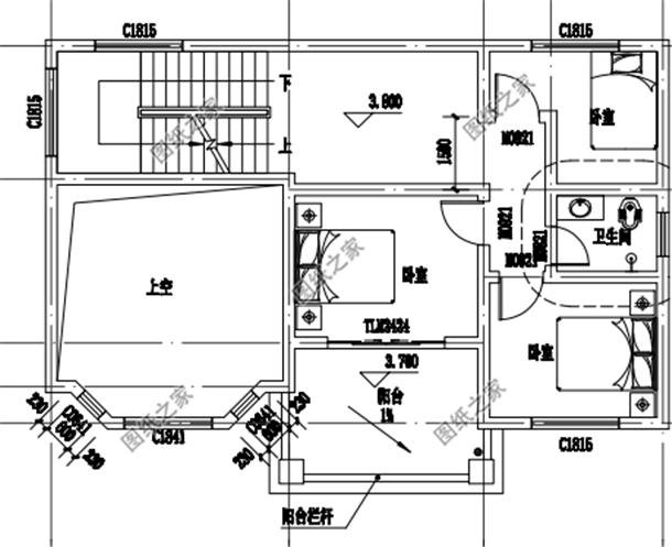 農(nóng)村90平米兩層小別墅戶型圖，簡單溫馨，最適合咱農(nóng)村建