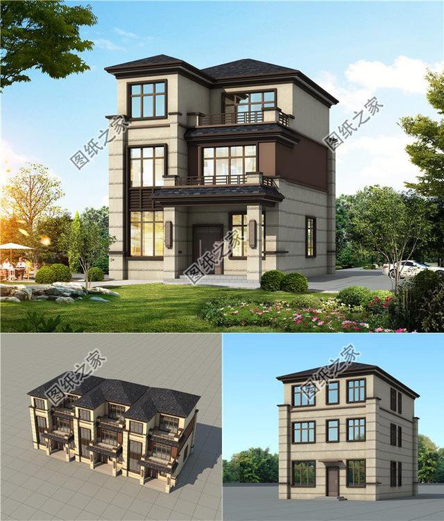 農(nóng)村三層樓房設(shè)計(jì)圖，簡(jiǎn)單大氣，沒有讓你失望吧