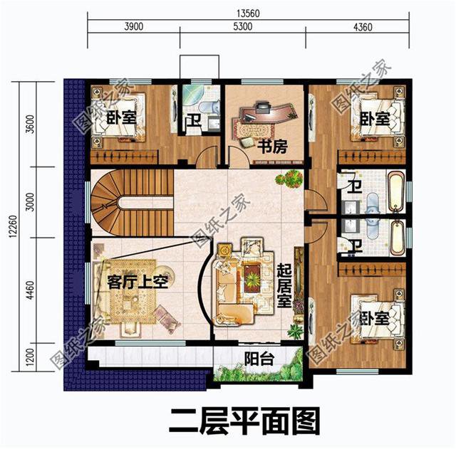 農(nóng)村三層樓房設(shè)計(jì)圖，簡(jiǎn)單大氣，沒有讓你失望吧