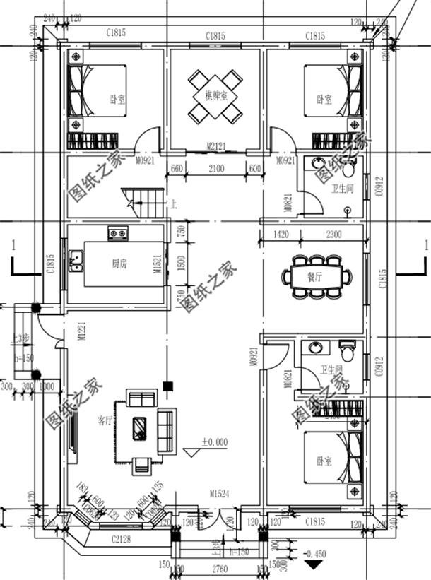 農(nóng)村新款二層房屋設(shè)計(jì)圖，每天進(jìn)進(jìn)出出，怎么著也得認(rèn)真挑一下吧