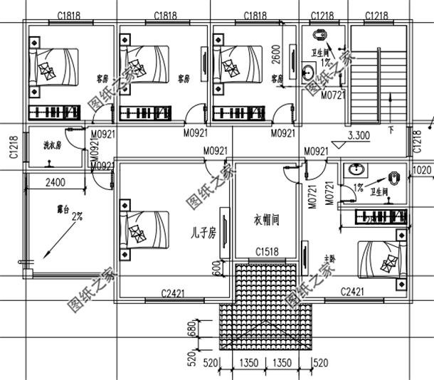 農(nóng)村新款二層房屋設(shè)計(jì)圖，每天進(jìn)進(jìn)出出，怎么著也得認(rèn)真挑一下吧