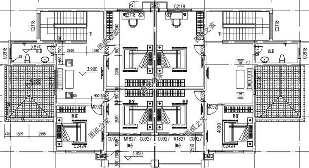 農(nóng)村一宅兩戶兄弟房效果圖，這樣建房，準沒錯