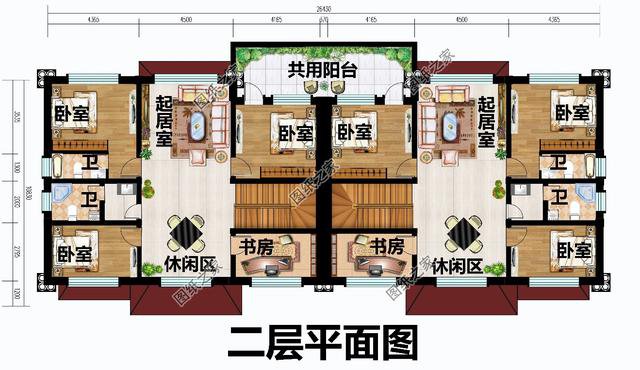 農(nóng)村一宅兩戶兄弟房效果圖，這樣建房，準沒錯