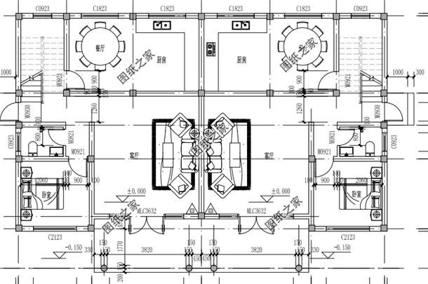 農(nóng)村一宅兩戶兄弟房效果圖，這樣建房，準沒錯