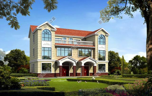 農(nóng)村一宅兩戶兄弟房效果圖，這樣建房，準沒錯