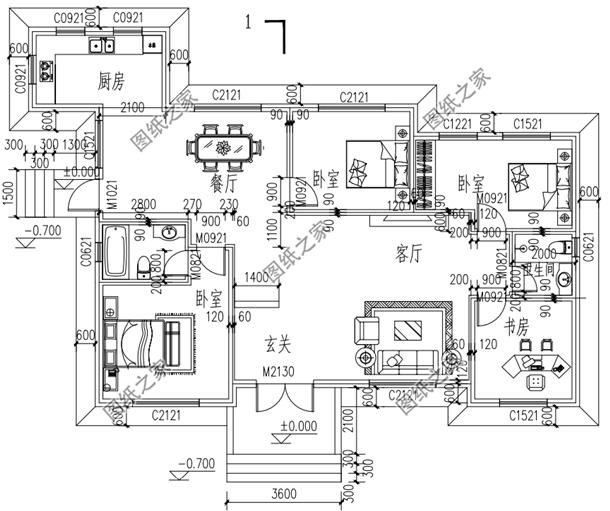 來(lái)看看農(nóng)村三室一廳自建房圖，這樣設(shè)計(jì)的房子才有家的感覺(jué)
