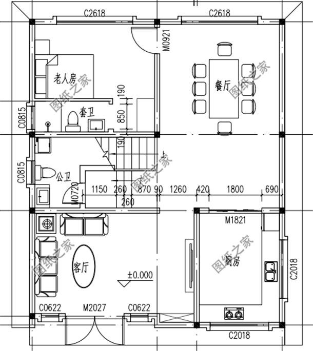 來(lái)看看農(nóng)村三室一廳自建房圖，這樣設(shè)計(jì)的房子才有家的感覺(jué)