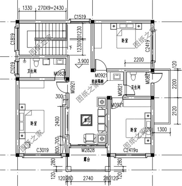 新農(nóng)村自建房設(shè)計(jì)圖及效果圖大全，外觀典雅，室內(nèi)布局經(jīng)典且實(shí)用