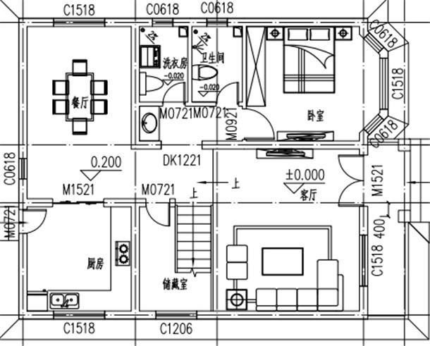 進深10米的農(nóng)村房屋戶型圖，看看這幾款是不是你想要的設(shè)計圖
