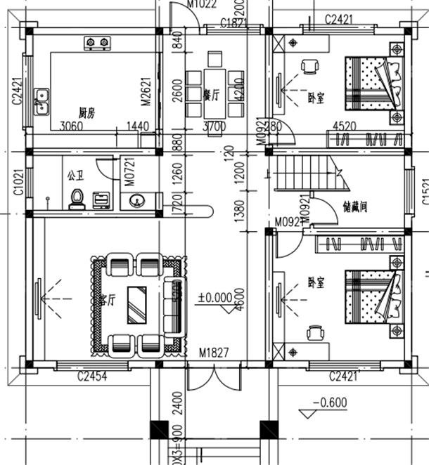 農(nóng)村二層設(shè)計(jì)圖平面圖，這3套圖了解一下，建議收藏