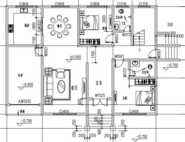 農(nóng)村二層設(shè)計(jì)圖平面圖，這3套圖了解一下，建議收藏