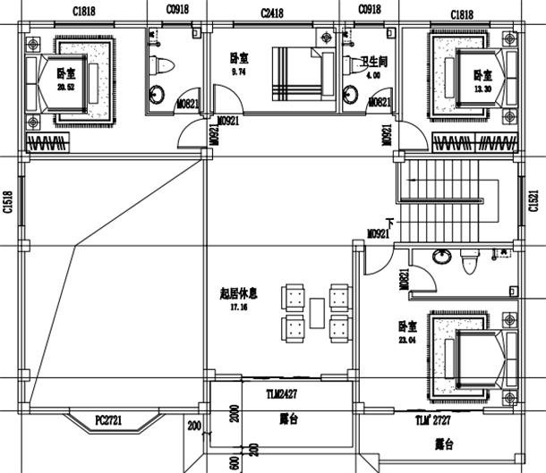 2024農(nóng)村二層自建房圖紙，面積適中，舒適美觀兼實(shí)用