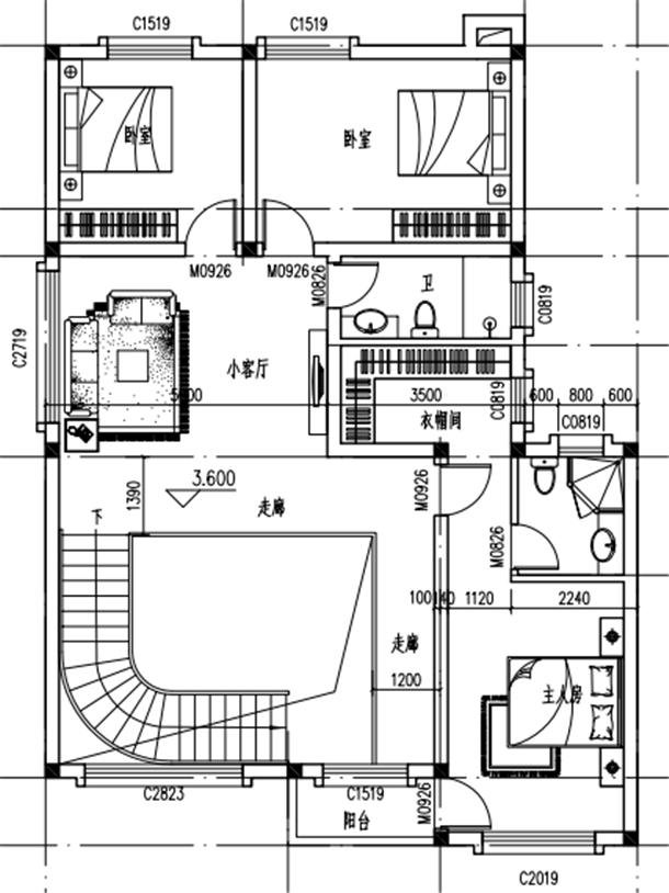 農(nóng)村三間兩層樓房設(shè)計(jì)圖，自建戶型圖大全，今年建房不發(fā)愁