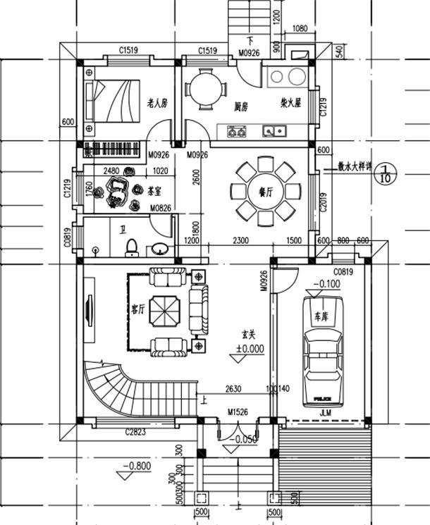 農(nóng)村三間兩層樓房設(shè)計(jì)圖，自建戶型圖大全，今年建房不發(fā)愁