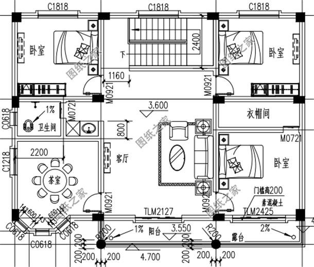 農(nóng)村二樓怎么設(shè)計(jì)戶型圖好看，請看這三棟，戶型完美造價(jià)經(jīng)濟(jì)