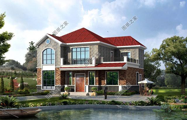 農(nóng)村四間宅基地蓋房設(shè)計圖，美觀大方包你滿意，蓋好引全村注目