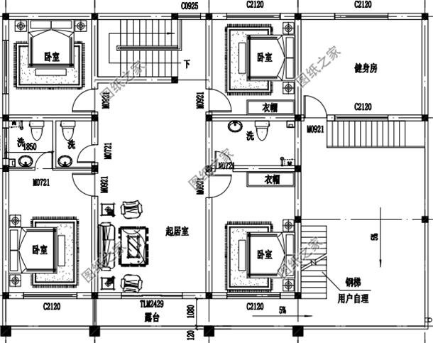 三款農(nóng)村平頂自建房效果圖，肆意享受屋頂花園，這樣的房子誰不喜歡？