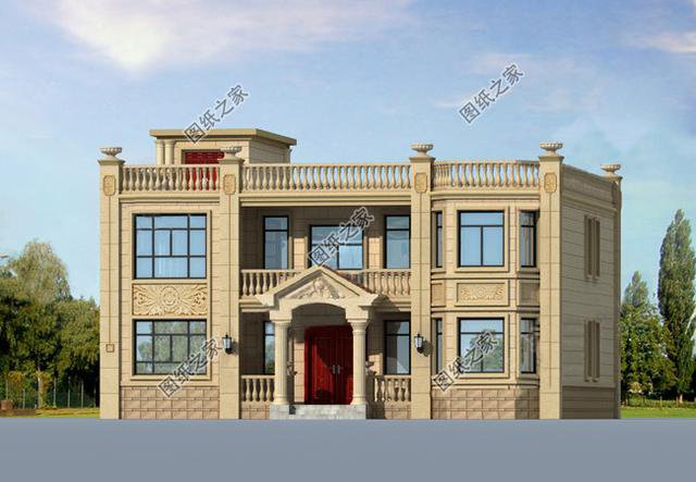 三款農(nóng)村平頂自建房效果圖，肆意享受屋頂花園，這樣的房子誰不喜歡？