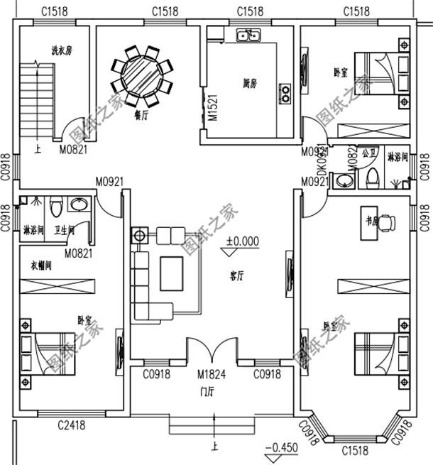 三款農(nóng)村平頂自建房效果圖，肆意享受屋頂花園，這樣的房子誰不喜歡？