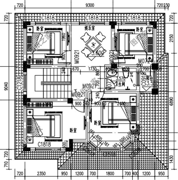 農(nóng)村簡(jiǎn)單二層別墅圖，效果圖和平面圖都有，最新推薦