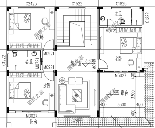 120平方米的自建房設(shè)計圖，簡直就是為農(nóng)村量身定制的
