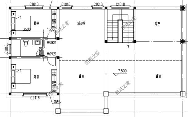 農(nóng)村自建房三層樓外觀效果圖，大氣內(nèi)部布局都無(wú)可挑剔