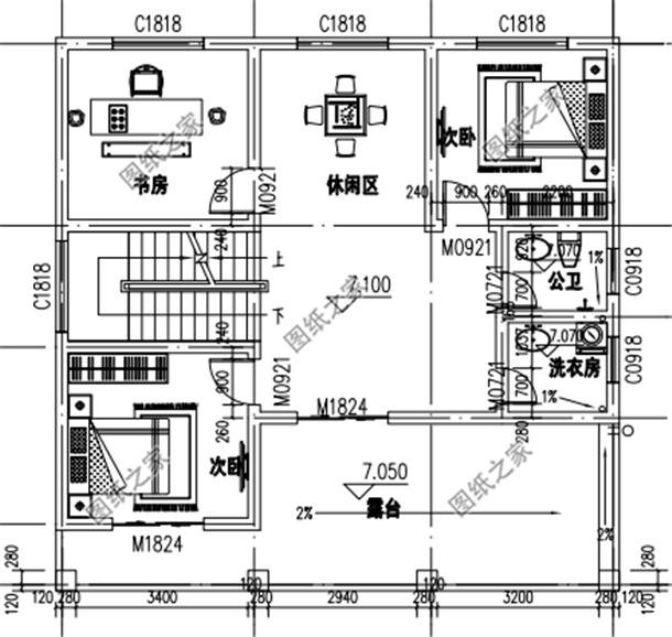 農(nóng)村自建房三層樓外觀效果圖，大氣內(nèi)部布局都無(wú)可挑剔