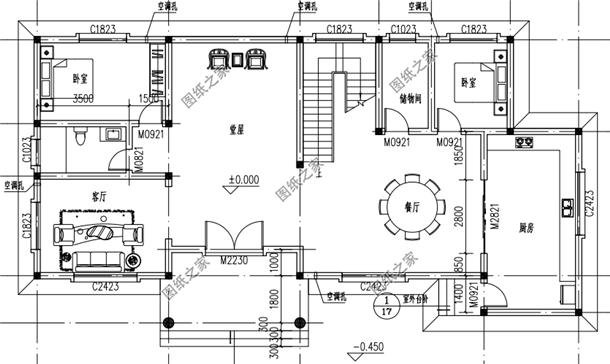 農(nóng)村自建房三層樓外觀效果圖，大氣內(nèi)部布局都無(wú)可挑剔