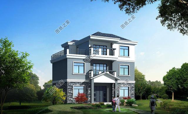 三款農(nóng)村住房設(shè)計圖，適合11米*8米的宅基地，收藏好開春就建