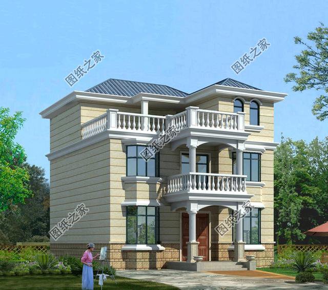 三款農(nóng)村住房設(shè)計圖，適合11米*8米的宅基地，收藏好開春就建