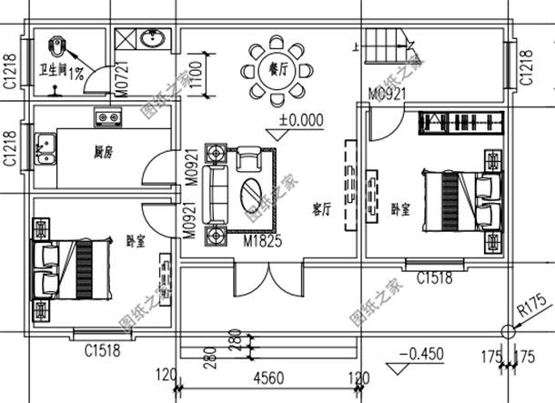 占地面積100平米二層別墅，農(nóng)村99%的人都選它