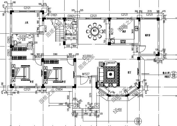 最流行現(xiàn)代簡約別墅外觀圖，有效果圖和布局圖，實用是最大特點