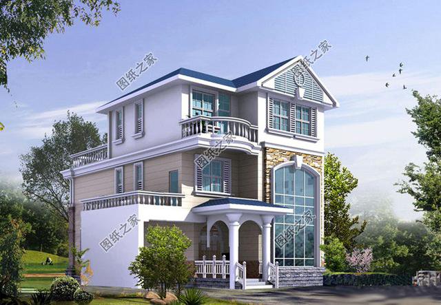 這里有農(nóng)村蓋房三層別墅設(shè)計(jì)效果圖，明天開春建房的必備