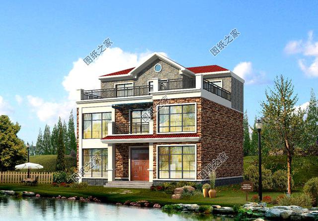 這里有農(nóng)村蓋房三層別墅設(shè)計(jì)效果圖，明天開春建房的必備