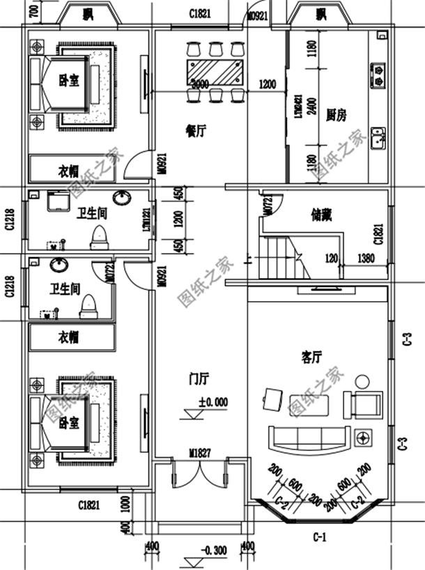 新農(nóng)村自建房設(shè)計圖紙大全，有錢亂花的功夫，還不如回家建棟房