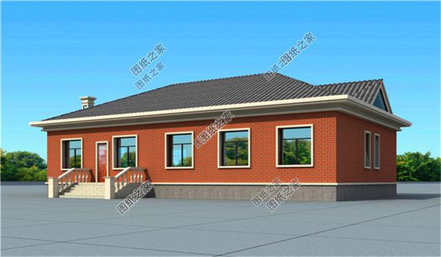 農(nóng)村一層自建房圖片，三套戶型圖，養(yǎng)老別墅就該這樣建