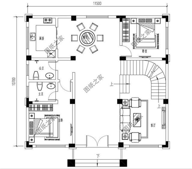農(nóng)村簡單普通三層樓房設(shè)計圖，建好了村里人都直夸好看