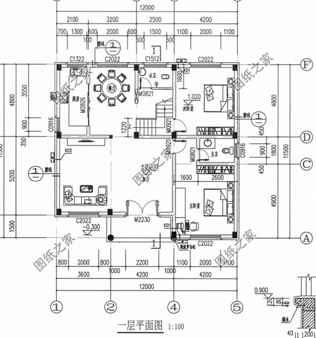 農(nóng)村30萬左右別墅圖，建好了鄰里鄉(xiāng)親常來家里做客