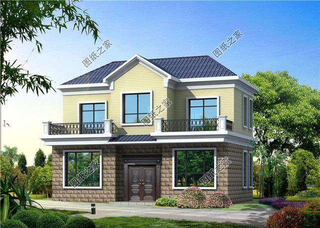 農(nóng)村最實(shí)用的二層房外觀圖，趕快挑一套最喜歡的去建吧